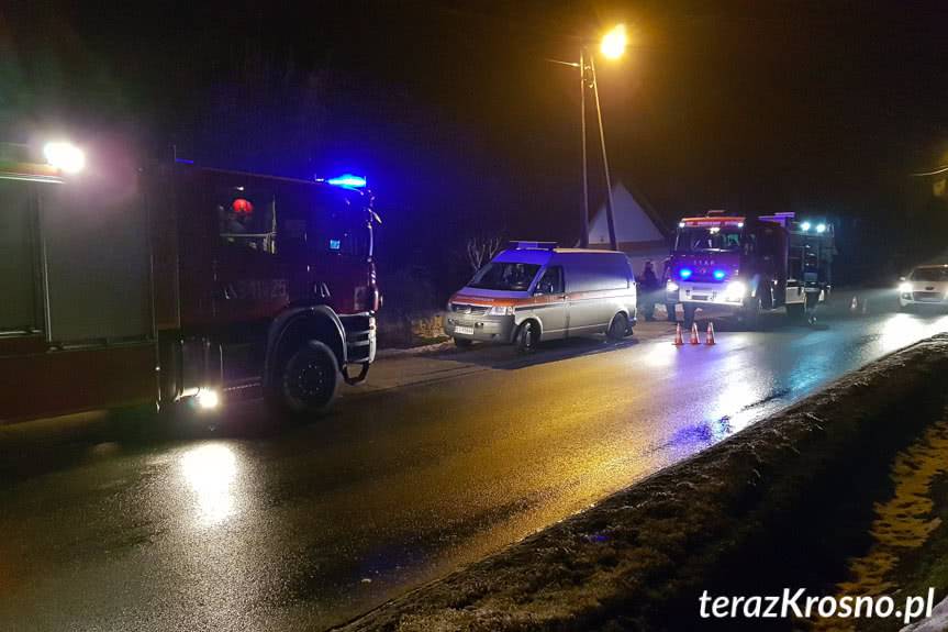 Krościenko Wyżne. Pożar sadzy w kominie