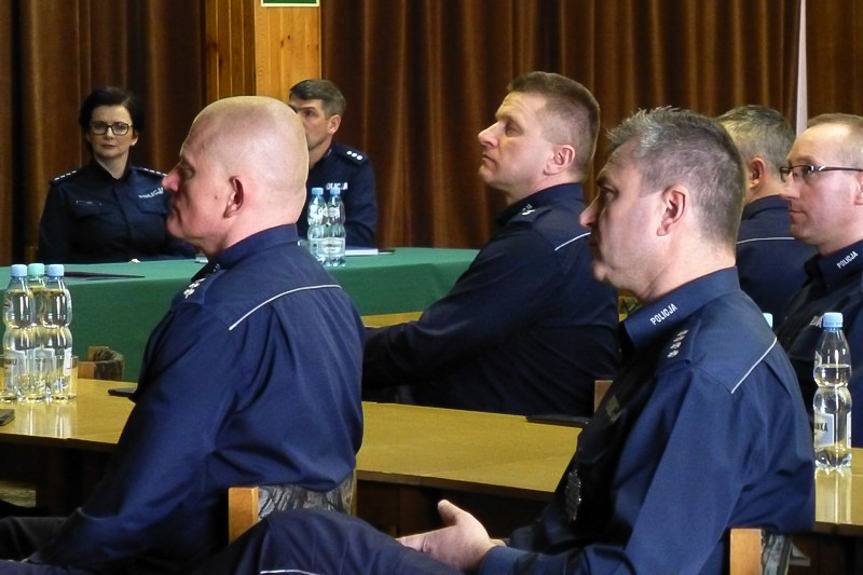 Odprawa roczna policji. Krośnieńscy policjanci podsumowali 2018 rok