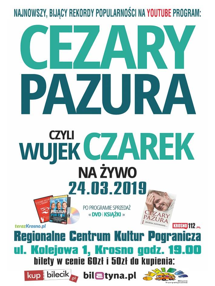 Wieczór humoru z Cezarym Pazurą. Wygraj bilety!