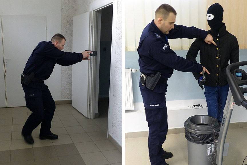 Uczyli się, jak używać paralizatora