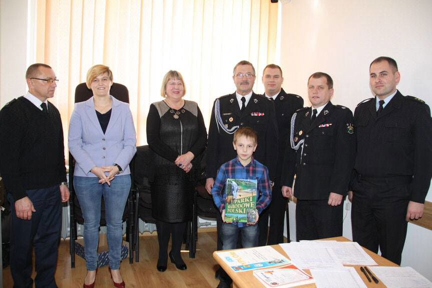 Natalia, Jakub i Patryk zwycięzcami gminnych eliminacji w Konkursie Wiedzy Pożarniczej