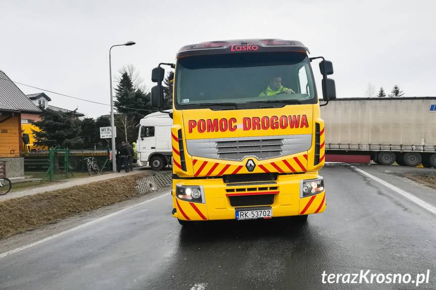 Awaria tira w Iwoniczu. Wielkie korki