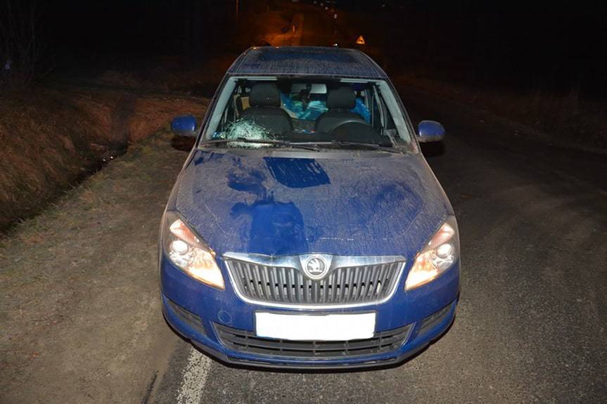 Potrącenie nietrzeźwego pieszego