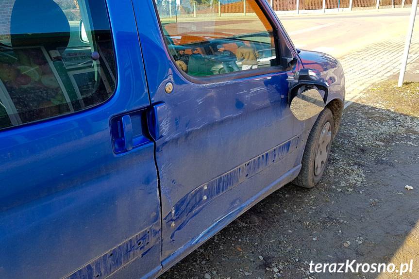 Zderzenie peugeotów w Krościenku Wyżnym
