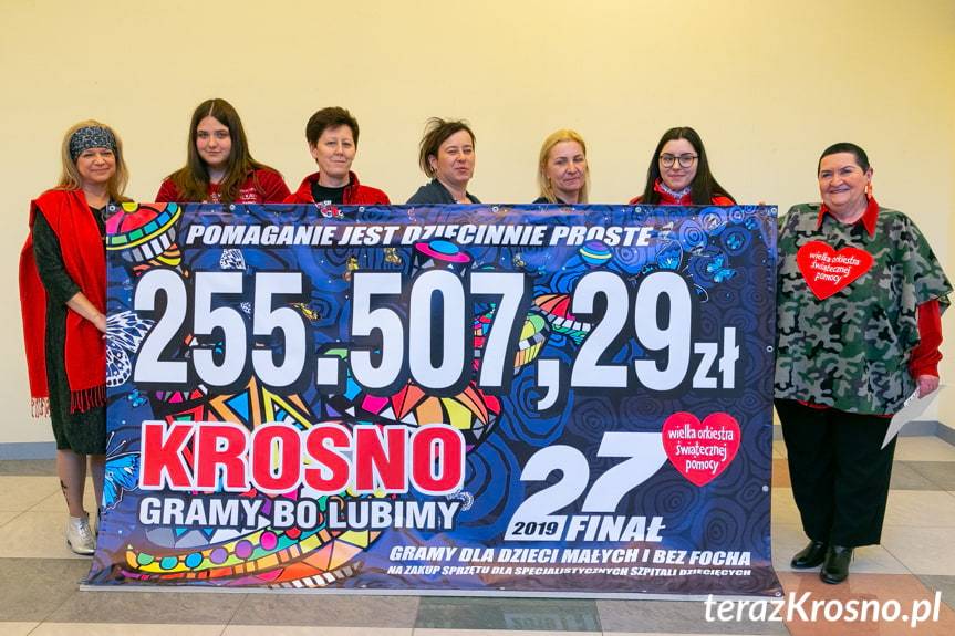 Krośnieński sztab WOŚP podsumował zbiórkę. Znowu padł rekord
