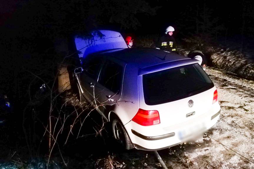 Stracił panowanie nad kierownicą