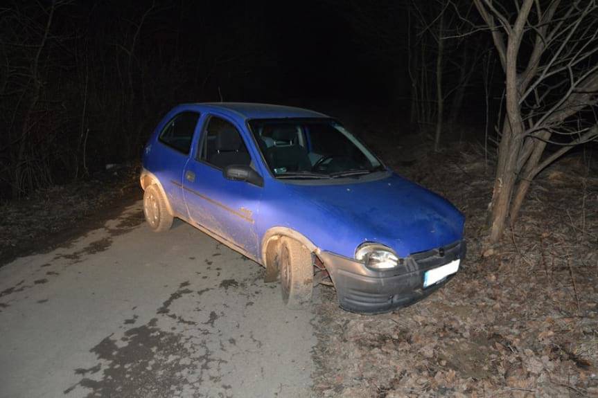 Pijany uderzył w drzewo