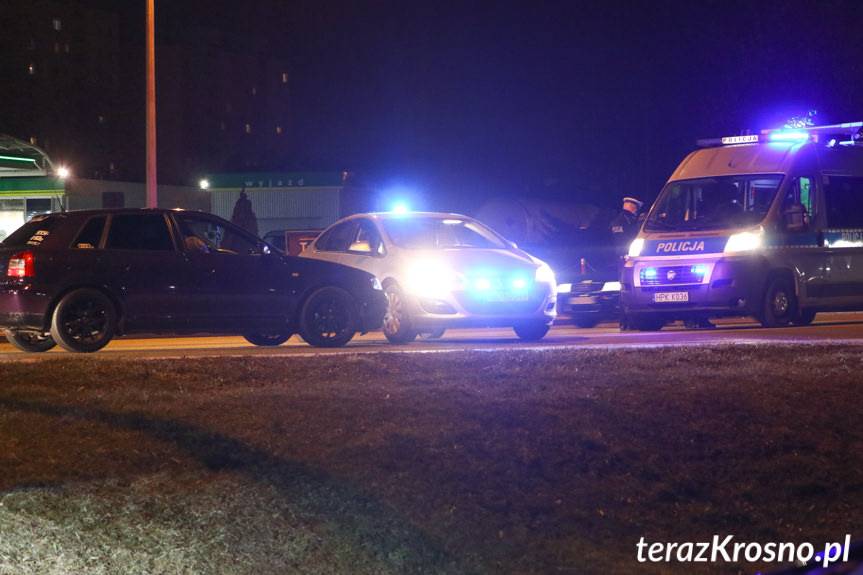 Kolizja policyjnego radiowozu