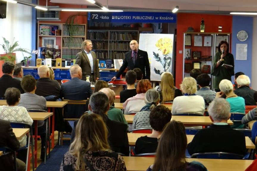 Jan Tulik w Krośnieńskiej Bibliotece