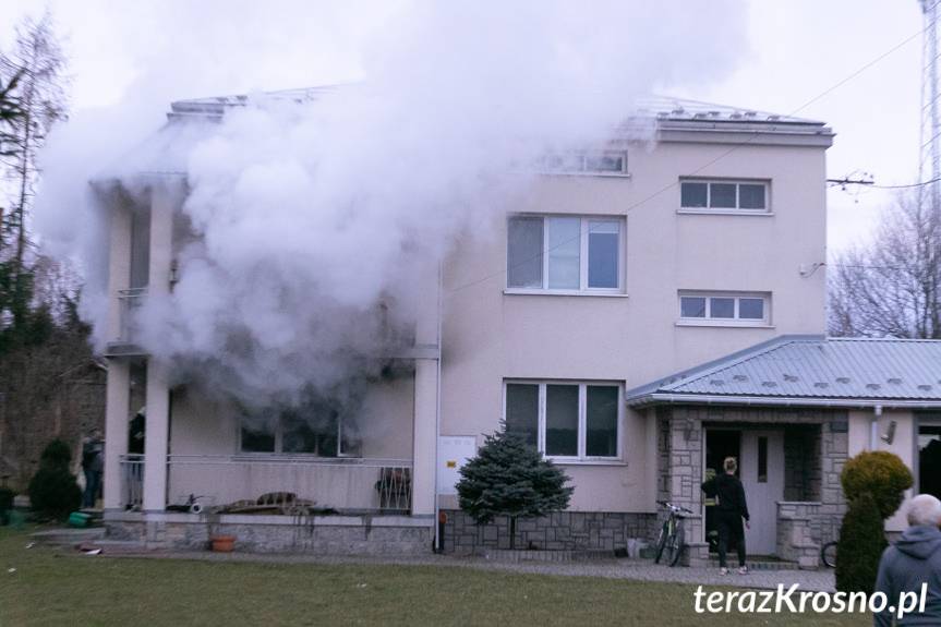 Pożar domu w Szczepańcowej