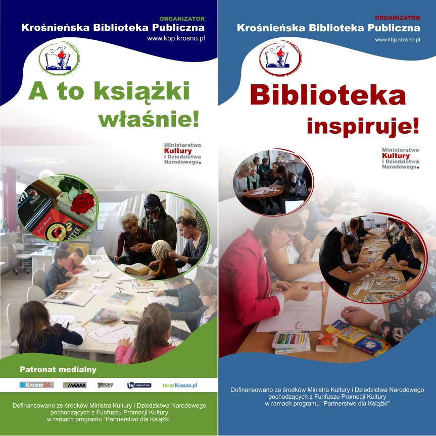 A to książki właśnie! - nowe projekty w Krośnieńskiej Bibliotece Publicznej