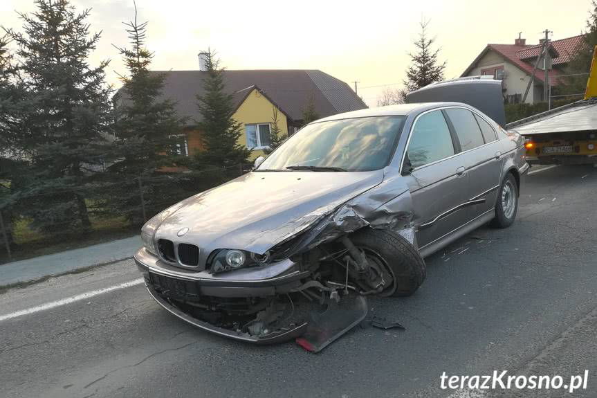 Wypadek w Iwoniczu, jedna osoba w szpitalu