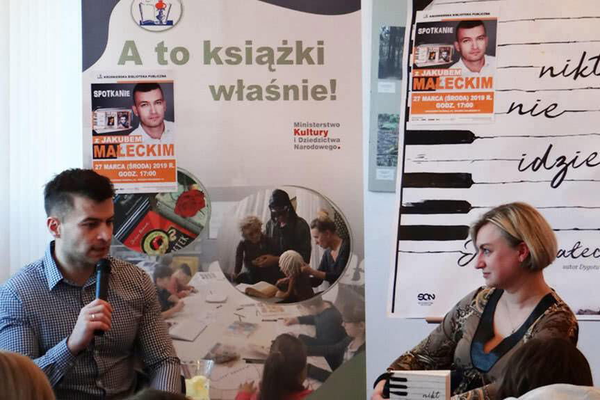 Spotkanie autorskie z Jakubem Małeckim