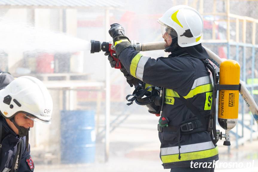 Strażacy ćwiczyli w Pustynach