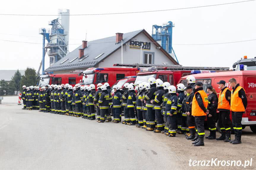 Strażacy ćwiczyli w Pustynach