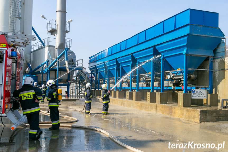 Strażacy ćwiczyli w Pustynach