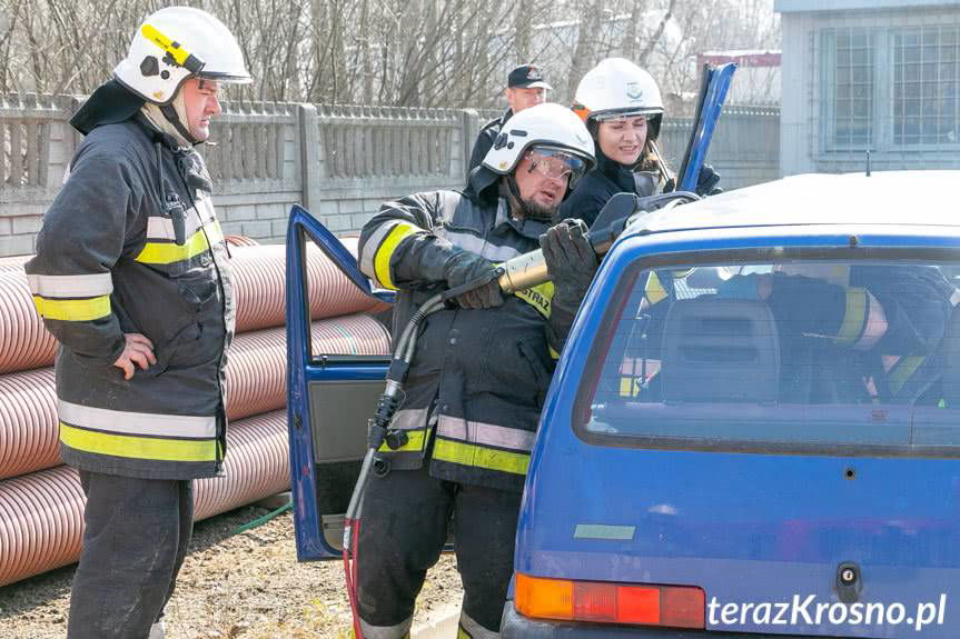 Strażacy ćwiczyli w Pustynach