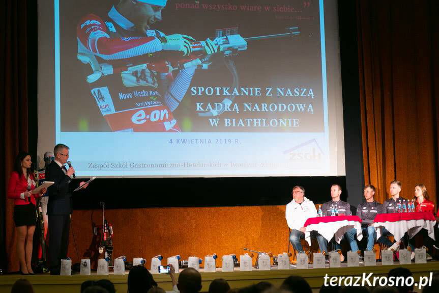 Spotkali się z zawodnikami kadry narodowej