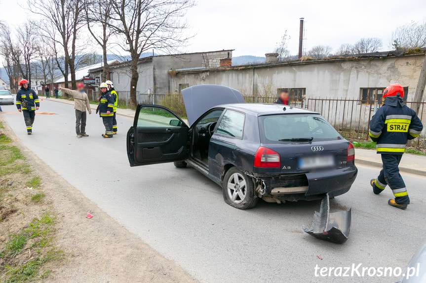 Wypadek w Cergowej, jedna osoba w szpitalu