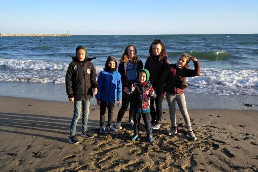 Uczniowie Szkoły Podstawowej w Długiem w Hiszpanii