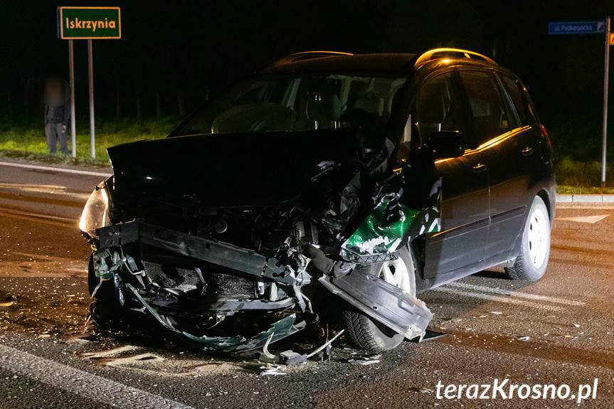 Wypadek w Komborni na DK19