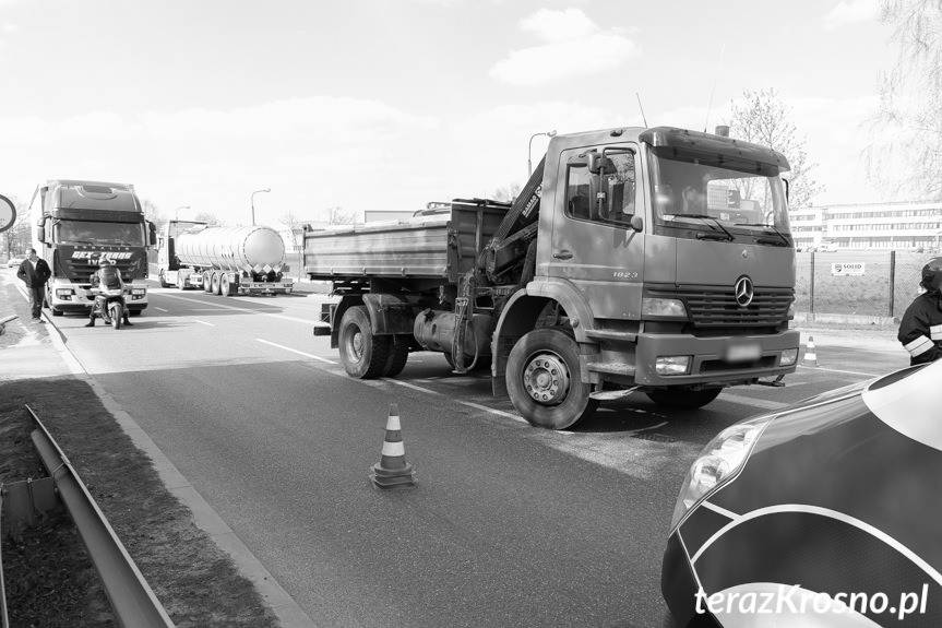 Zmarł potrącony w Krośnie pieszy