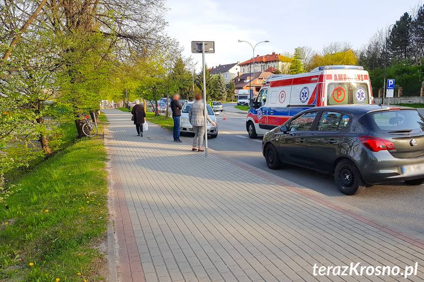 Nie ustąpił pierwszeństwa rowerzyście