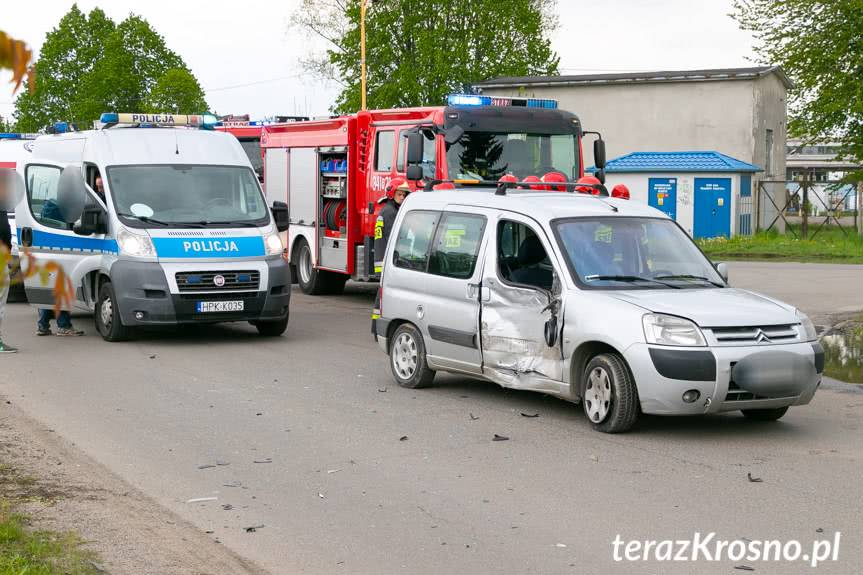 Wypadek na Okulickiego, zderzenie porsche i citroena