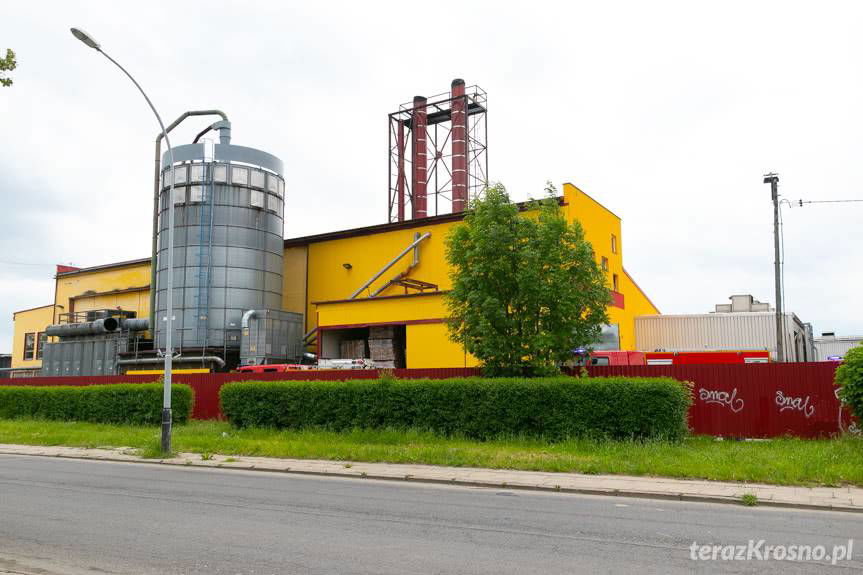 Pożar w zakładzie produkcyjnym