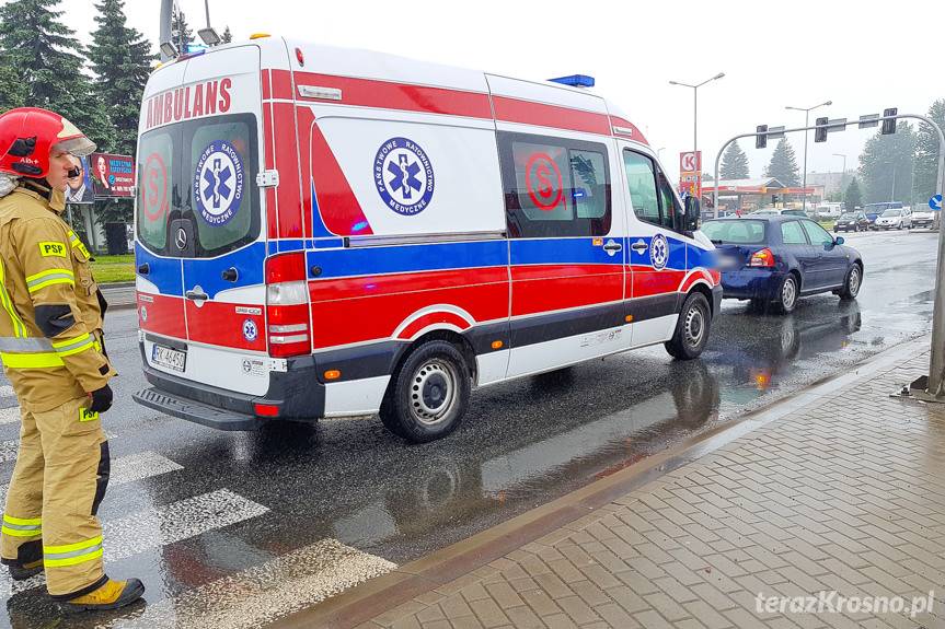 Tirem najechał na osobówkę