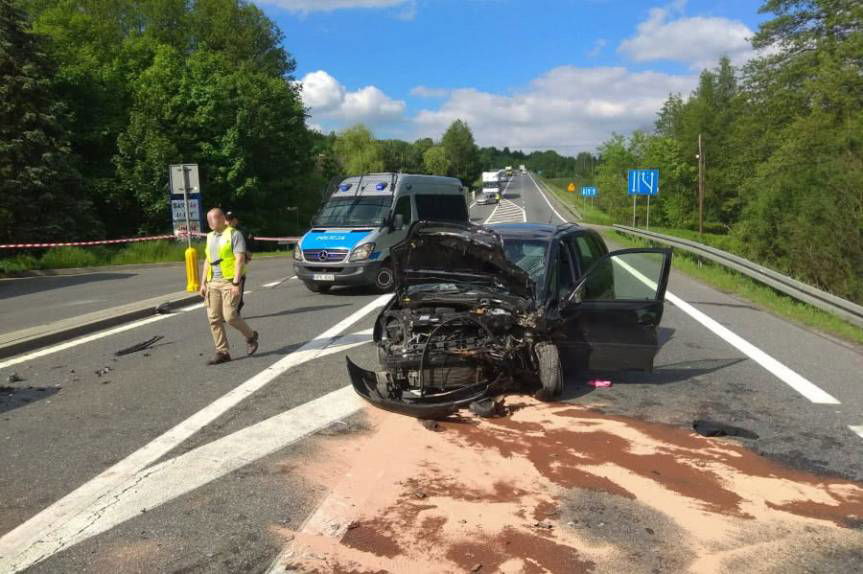 Jechali na służbę do Krosna, pomagali na miejscu wypadku