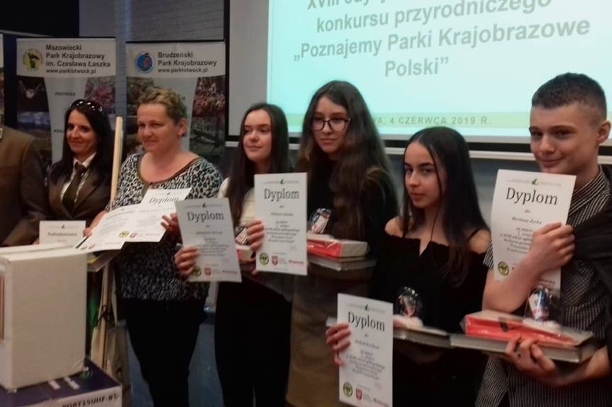Gimnazjaliści z Dukli zajęli I miejsce w Ogólnopolskim Konkursie Przyrodniczym