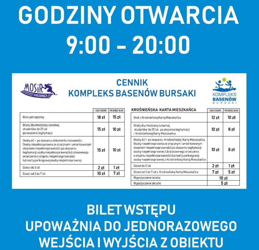 15 czerwca otwarcie Kompleksu Basenów Bursaki