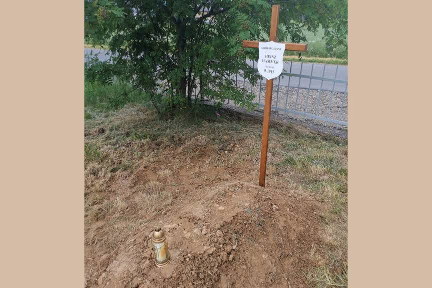 W Krościenku Wyżnym ekshumowano szczątki żołnierza pruskiego