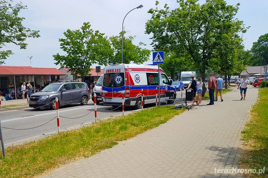 Wypadek  na przejściu dla pieszych