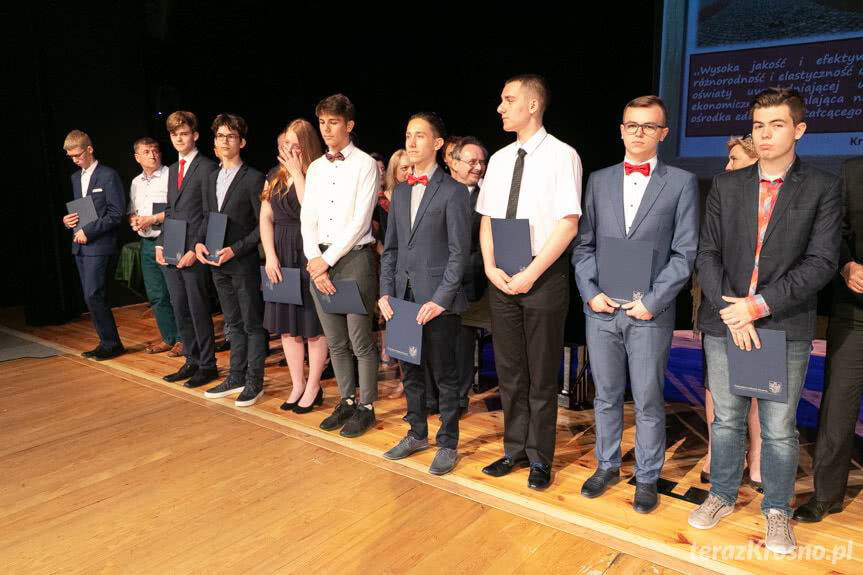 Najlepsi uczniowie krośnieńskich szkół