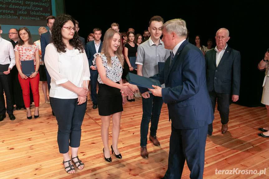 Najlepsi uczniowie krośnieńskich szkół