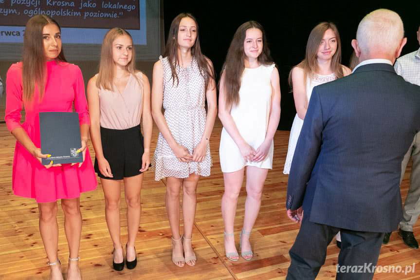 Najlepsi uczniowie krośnieńskich szkół