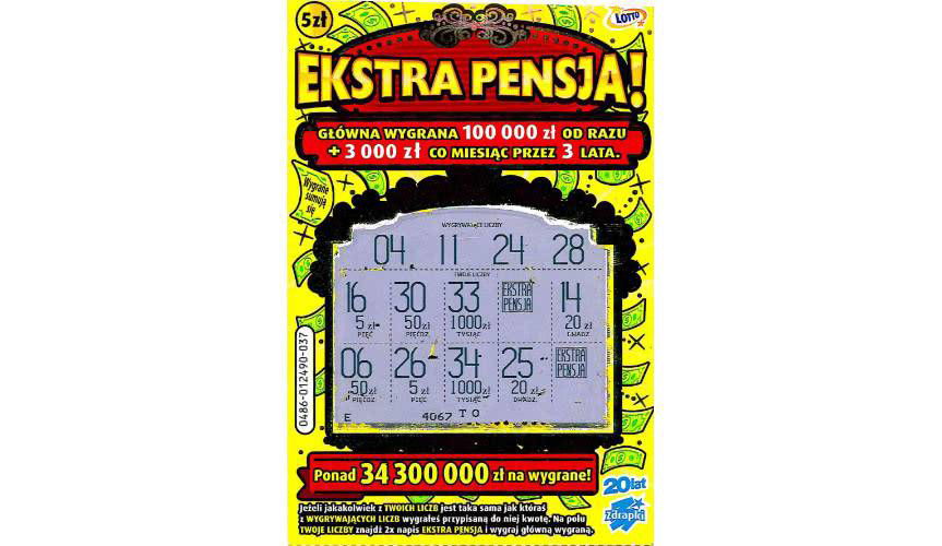 Ktoś wygrał Ekstra Pensję!