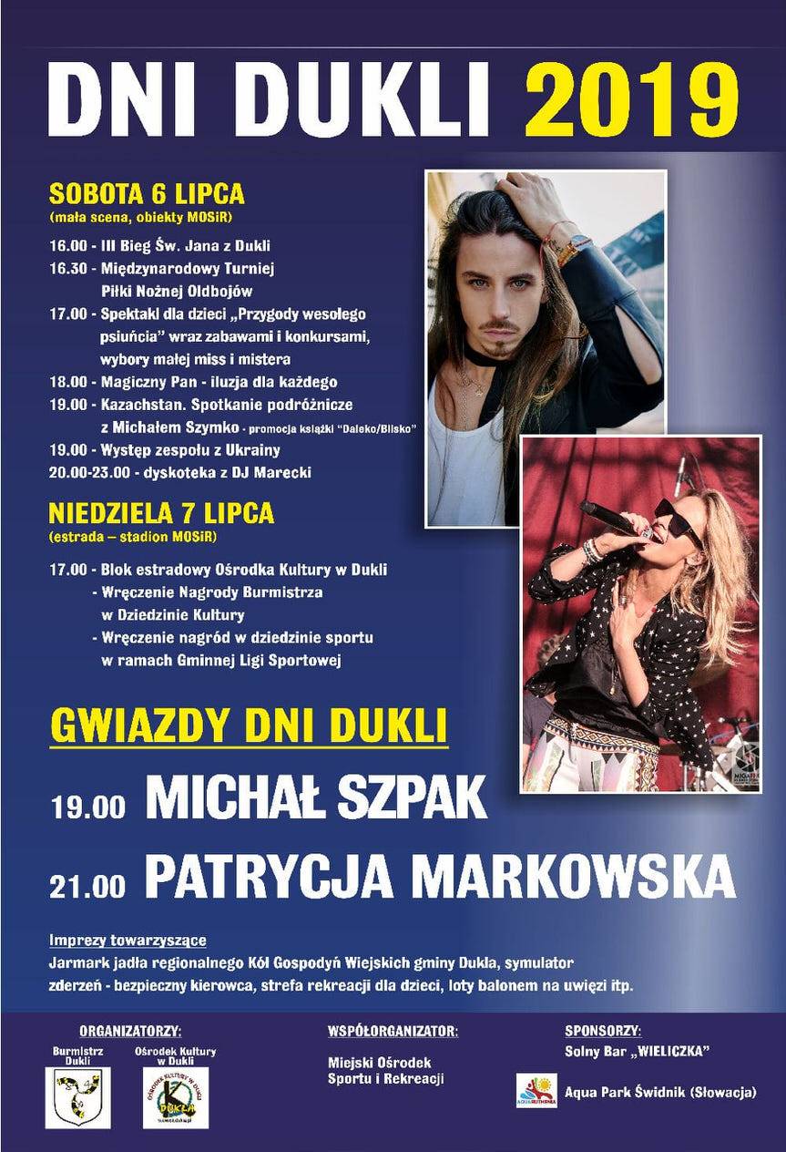 Dni Dukli 2019. Znamy program i gwiazdy