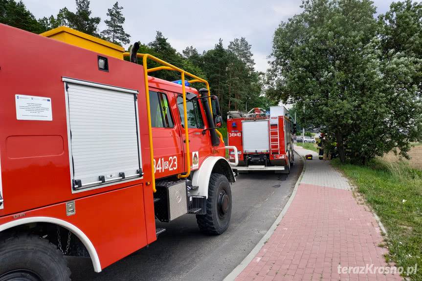Wypadek motocyklisty na Chopina
