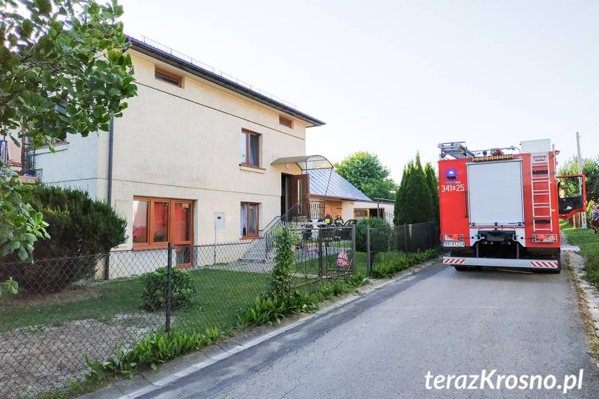Pożar kuchni w domu w Krościenku Wyżnym