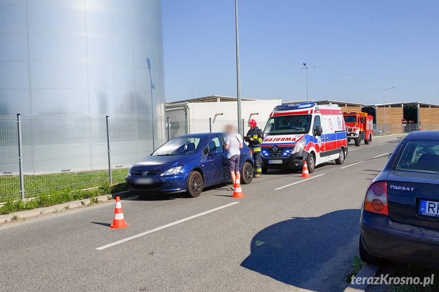Zderzenie skutera z samochodem w Szczepańcowej