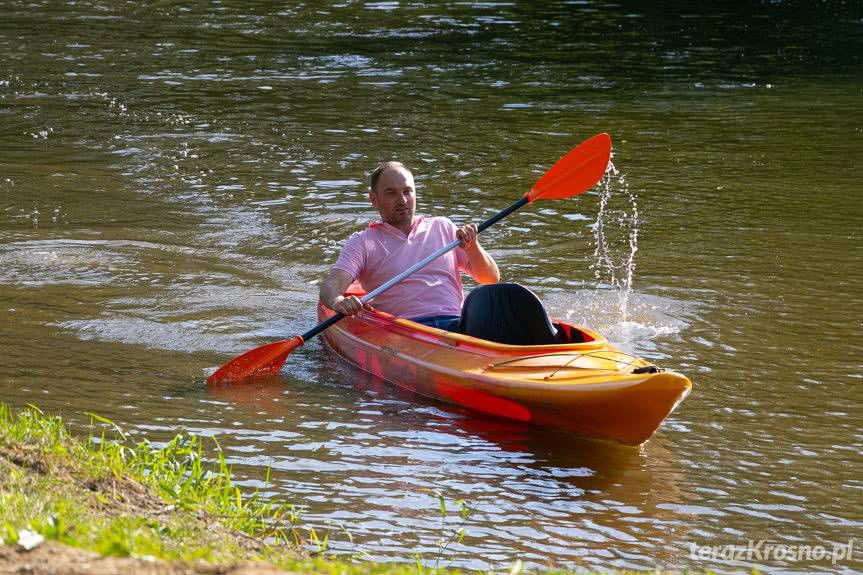 Domek kajakowy stanął w Wojkówce