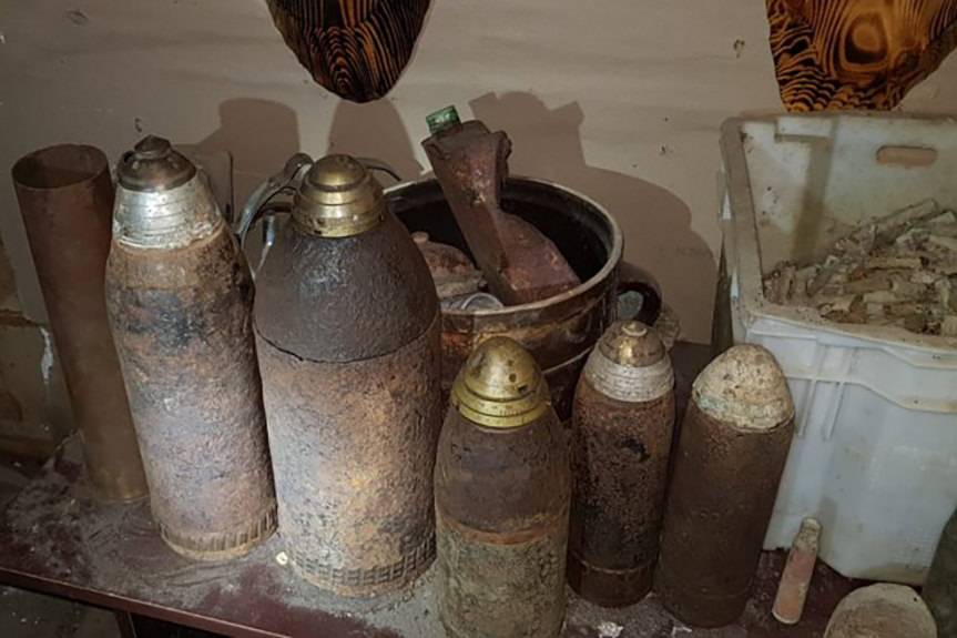 REGION. Policjanci zabezpieczyli amunicję i niewybuchy