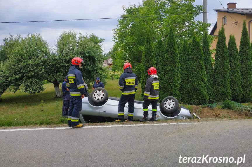 Dachowanie audi w Wojkówce