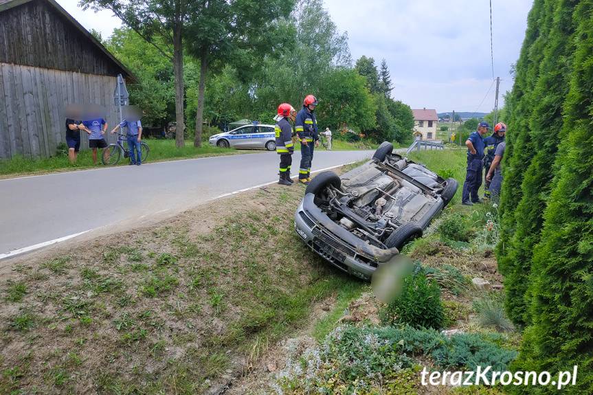 Dachowanie audi w Wojkówce