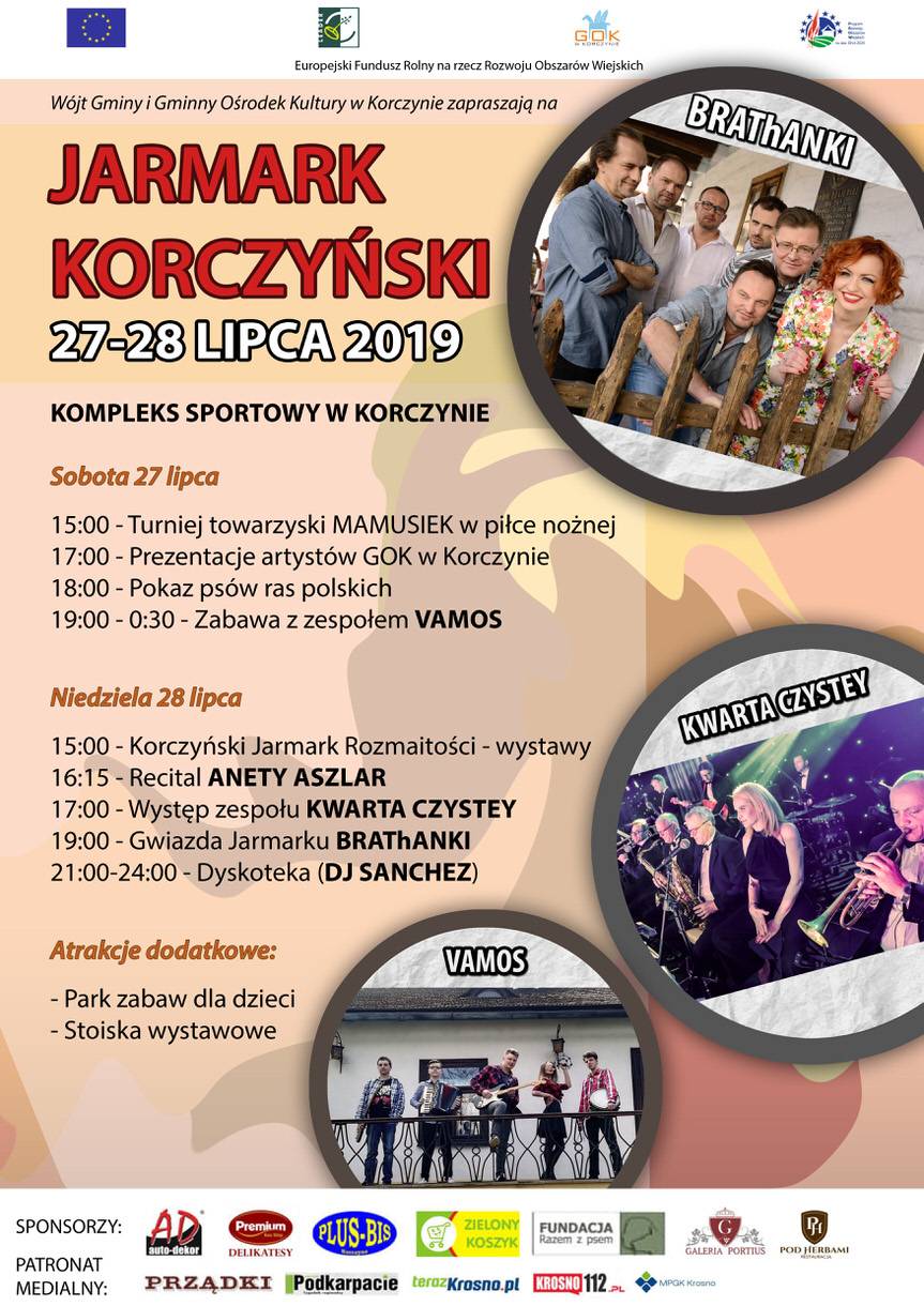 Jarmark Korczyński 2019 - Program