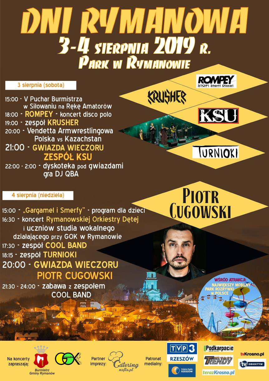 Dni Rymanowa 2019 - Program