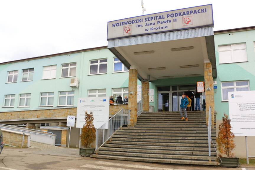 Wejście główne do szpitala będzie zamknięte